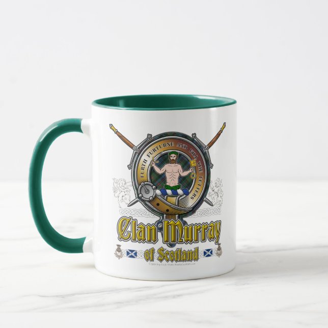 Murray Atholl Clan Abzeichen Tasse (Links)