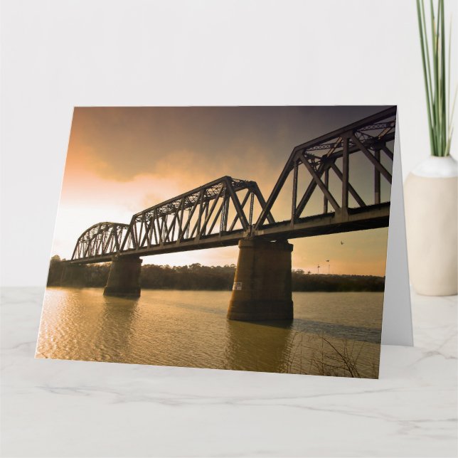 Murray Bridge Giant Birthday Card South Australia Karte (Vorderseite)