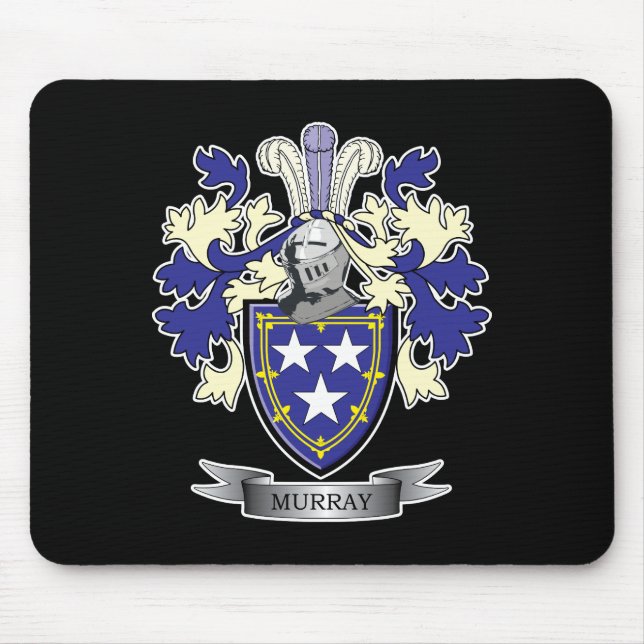 Murray-Familienwappen-Wappen Mousepad (Vorne)