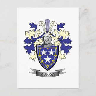 Murray-Familienwappen-Wappen Postkarte
