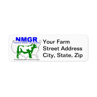 Murray Gray NMGR-Adressetikett