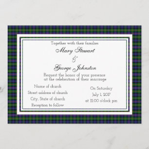 Murray Scottish Faire-part de mariage