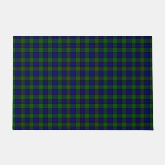 Murray tartan Blau kariert Fußmatte (Vorderseite)