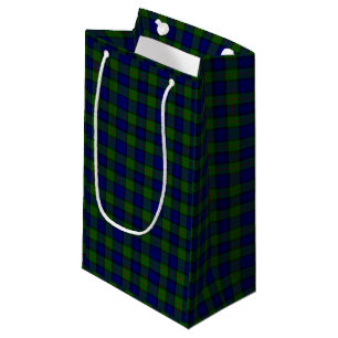 Murray tartan Blau kariert Kleine Geschenktüte