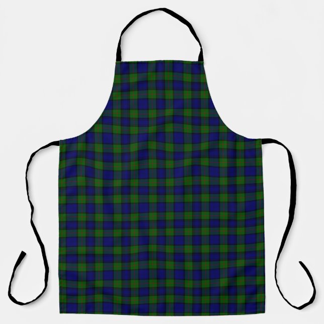 Murray tartan Blau kariert Schürze (Vorderseite)