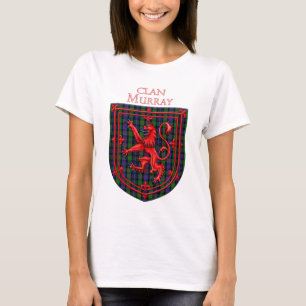 Murray Tartan Scottish Kariert Lion Rampant T-Shirt