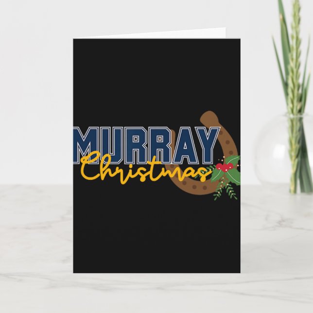 Murray Weihnachtsrennfahrer!  Karte (Vorderseite)