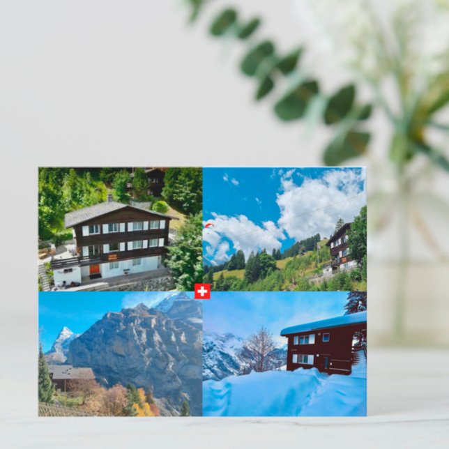 Mürren - Berner Oberland. Carte postale Suisse (Créateur téléchargé)