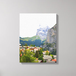 Murren in der Schweiz Leinwanddruck