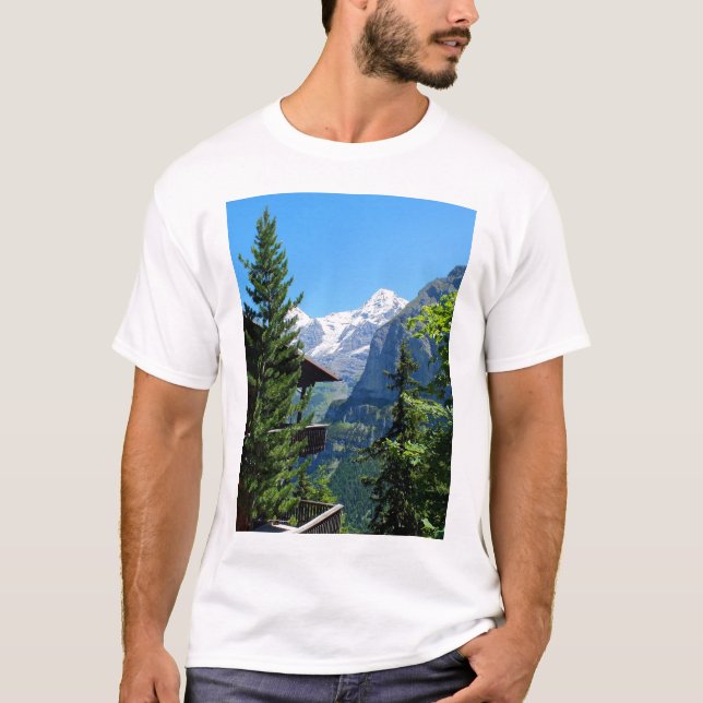 Murren in der Schweiz T-Shirt (Vorderseite)