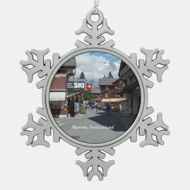 Murren, ornement 1 de flocon de neige de la Suisse (Devant)