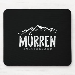 Murren Schweiz Berge Schweizer Skifahrer Skifahren Mousepad