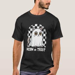 Mürrische Geistkatze Schnurren oder Behandeln Lust T-Shirt