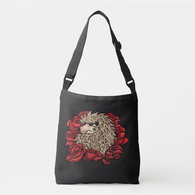Mürrische Igel Crossbody Tasche (Vorderseite)