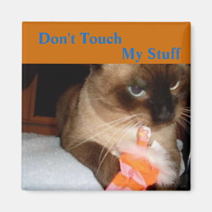 Mürrische Katze - Siamese Katze Kühlschrankmagnet