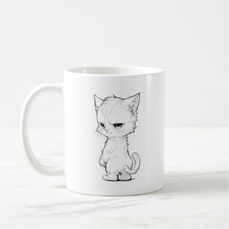 Mürrische Katzen-Kaffeetasse Kaffeetasse