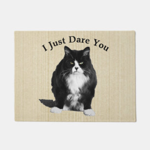 Mürrische Katzen-Tür-Matte Fußmatte