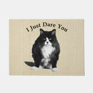 Mürrische Katzen-Tür-Matte Fußmatte