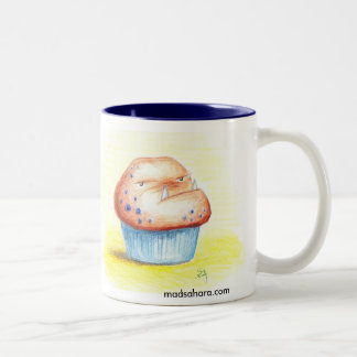 Mürrische Muffin-Tasse Zweifarbige Tasse