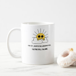 Mürrische Sonne Kaffeetasse