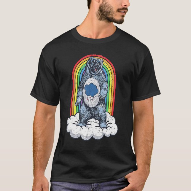 Mürrischer Bärenregenbogen T-Shirt (Vorderseite)