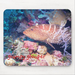 mürrischer Barsch Mousepad