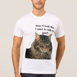 Mürrischer Engel will nicht, um zu sprechen T-Shirt