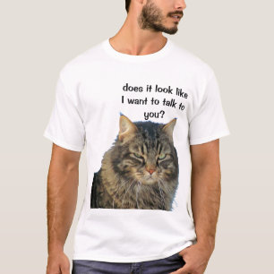 Mürrischer Engel will nicht, um zu sprechen T-Shirt