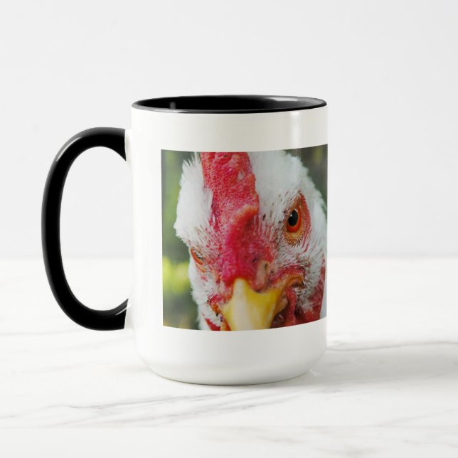 Mürrischer Hühnerbecher Tasse (Links)