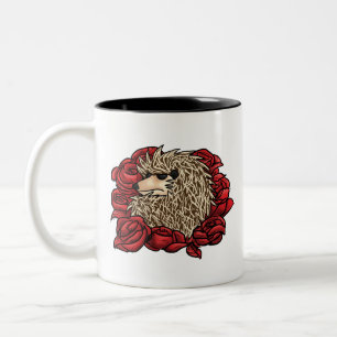 Mürrischer Igel Zwei-Tonte Tasse