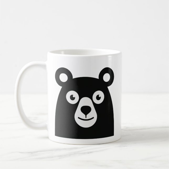 Mürrischer Waschbär-Kaffeebecher Kaffeetasse (Links)