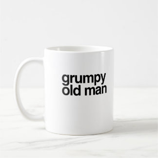 Mürrisches alter Mann-lustiges sarkastisches Kaffeetasse
