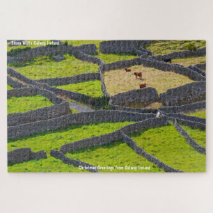 Murs de pierre Galway Irlande. Jigsaw Puzzle