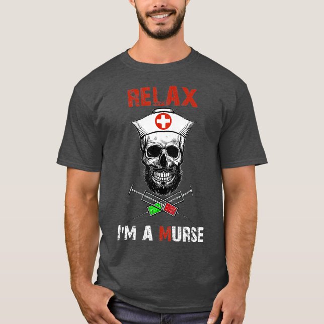 Murse Funny Male Nurse T-Shirt (Vorderseite)