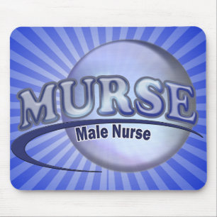 MURSE LOGO (MÄNNLICHE KRANKENSCHWESTER) MOUSEPAD
