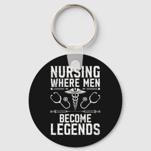 Murse Male Nurse Student Man Nurses Murse Rn Gradu Schlüsselanhänger