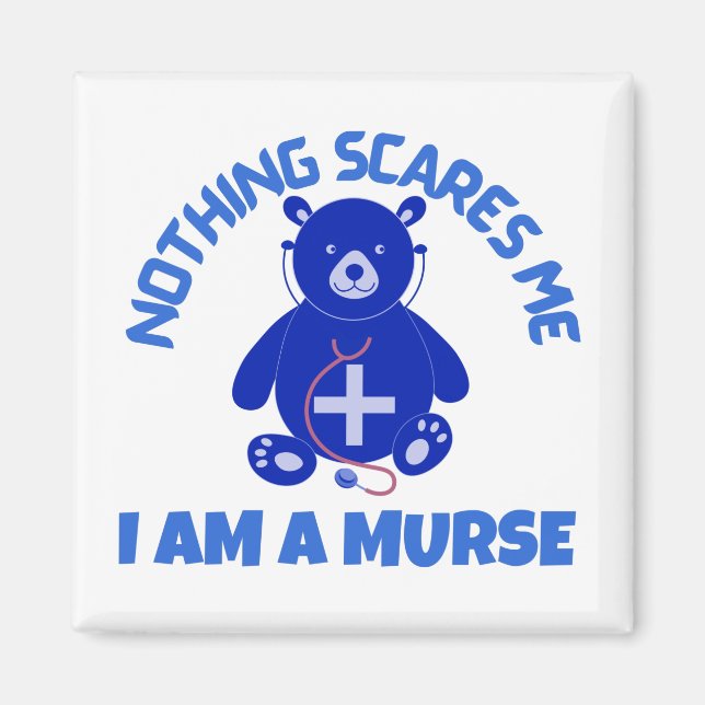 Murse Man Nurse Männer Krankenschwester männliche  Magnet (Vorne)