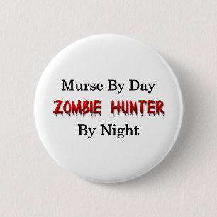 Murse/Zombie-Jäger Button