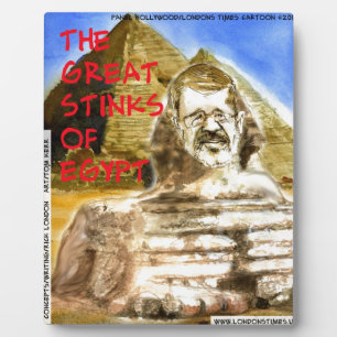 Mursi große Stinken Ägyptens lustig Fotoplatte