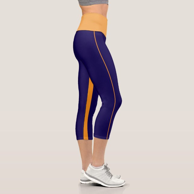 Murugi Apparels Sunset Strides High Waisted Capri Leggings (Rechts)