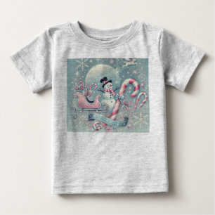 Murugi Baby Haven Snowman 6 Monate BabyFine Jersey T-shirt
