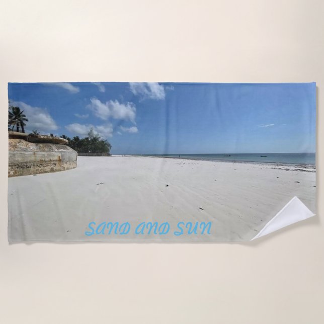 Murugi Beach & Pool Sand & Sun Beach Handtuch (Vorderseite)