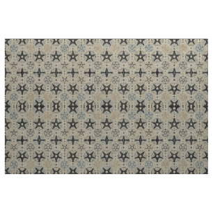 Murugi Fabrics Starry Leinwand Natural Linen 54" Stoff