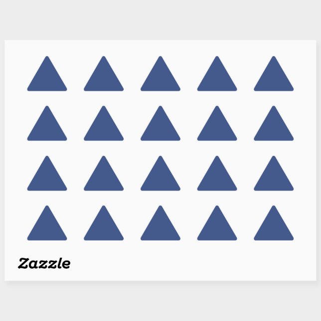 Murugi Stationery Co. Azure Triangle Stickers (Blatt)