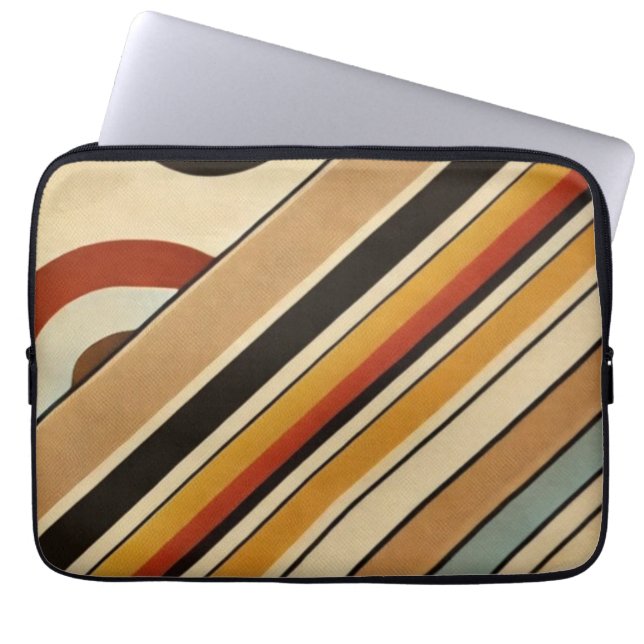 Murugi Tech Accessories Serene Lines Laptopschutzhülle (Vorderseite)