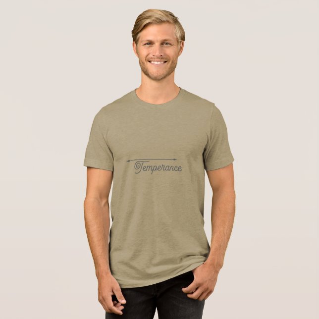 Murugi Wear Temperance Bella+Leinwand Tri-Blend Shirt (Vorderseite voll)