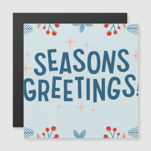 Murugi Zuhause & Decke Saisongrusskarten Magnetkarte