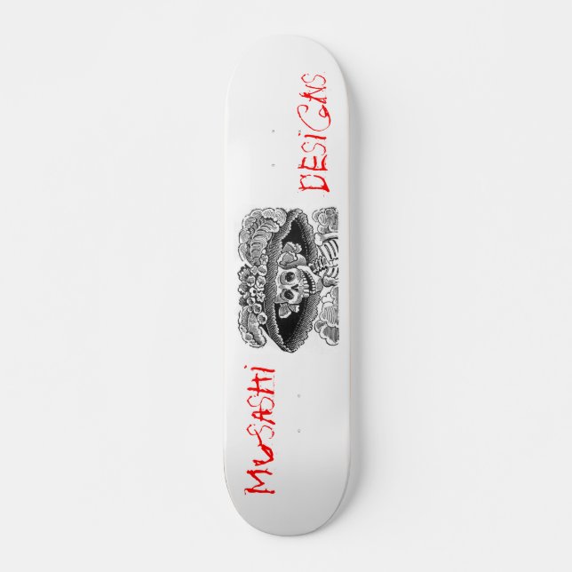 Musashi entwirft DM-Knochen Skateboard (Vorne)