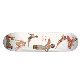 Musashi entwirft Pinup Skateboard