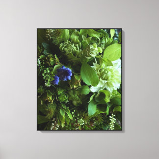 Muscari & Clematis Botanical Canvas Art Leinwanddruck